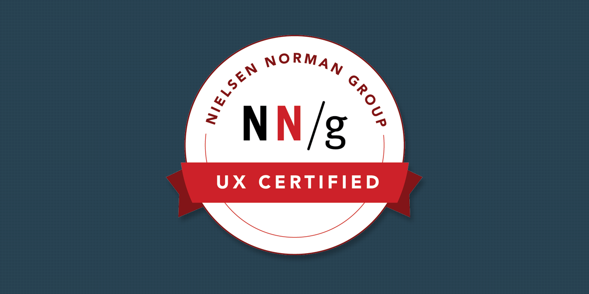 Nielsen Norman Group UX Certification
